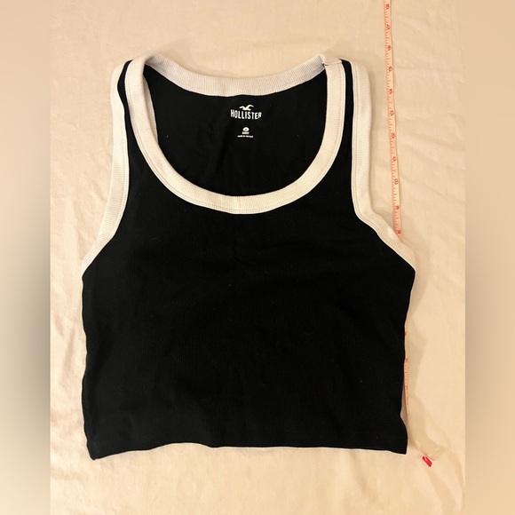 Hollister Tops - Hollister Black and White Tank Top Medium Short